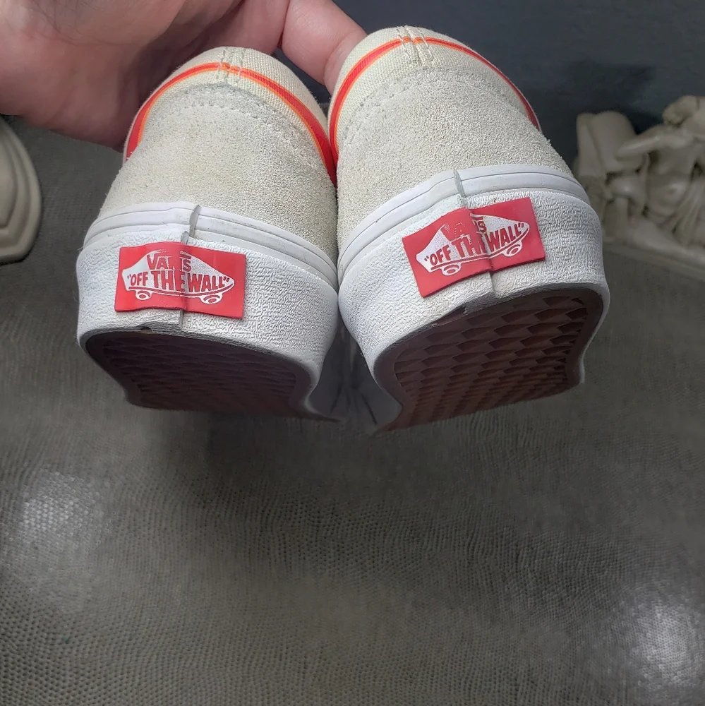 Vans skater flames kids unisex tennis shoes sneakers size 3.5